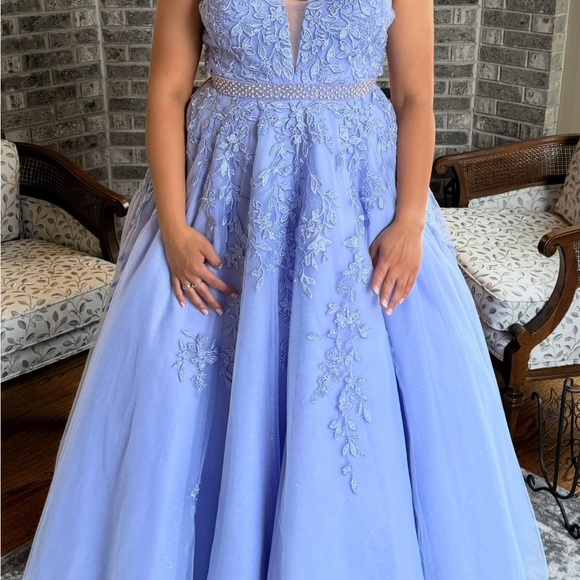 Elegant Lavender Women Dress